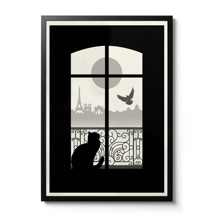 Paris City - Giclée Print for wholesale by Telegramme Paper Co.