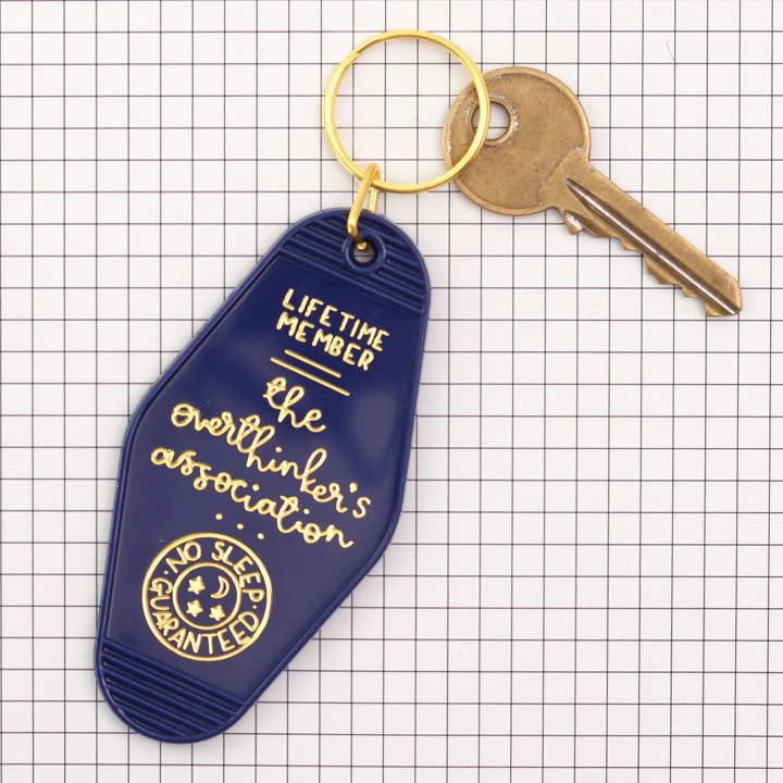 Oh, Laura - Wholesale Keychain – Unisex - keyring - the overthinker's association - navy blue3