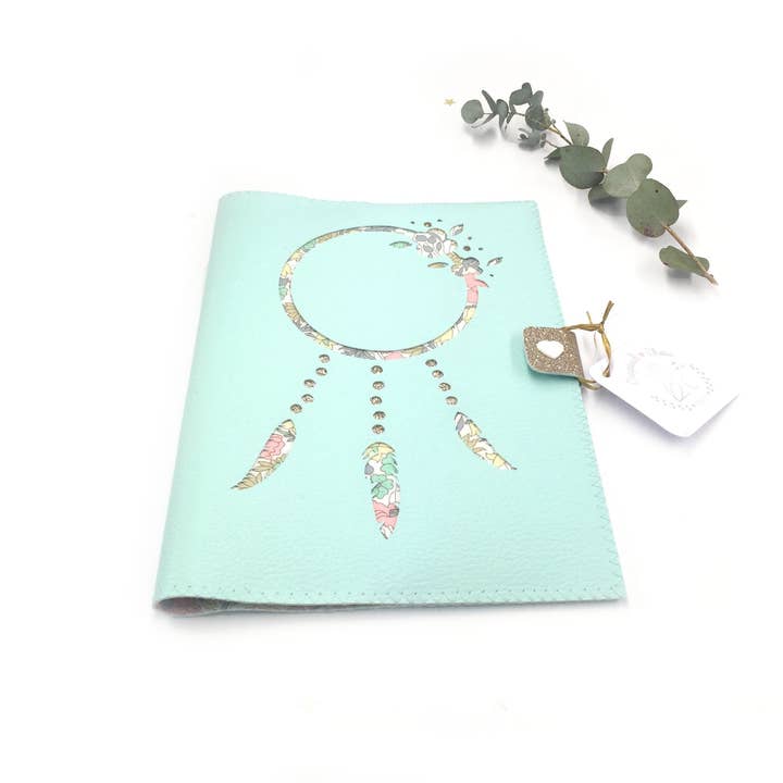 Funda para cartilla sanitaria Liberty Mint Dream Catcher para venta al por mayor de Crapaud Chou