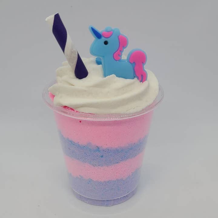 Sassy Bubbles - Wholesale Bath Bomb/Fizz - Raspberry Boom Bubbling Smoothie Shot Bath Bomb for Kids