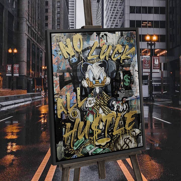 DOTCOMCANVAS - Wholesale Art Print - ALL HUSTLE DUCK | LIMITED2