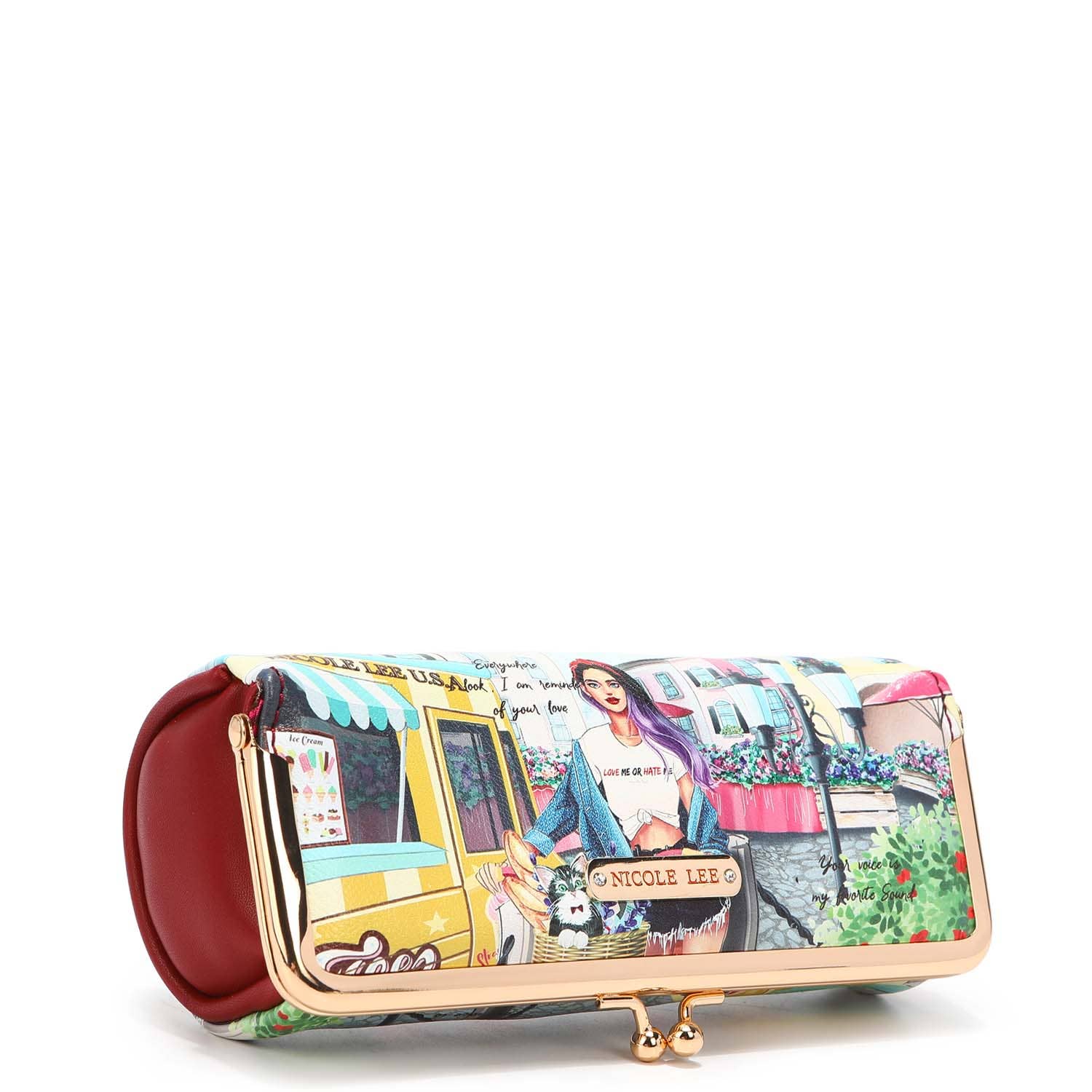 Nicole Lee USA - Wholesale Makeup/Cosmetic Bag - KISS LOCK MAKEUP CASE11