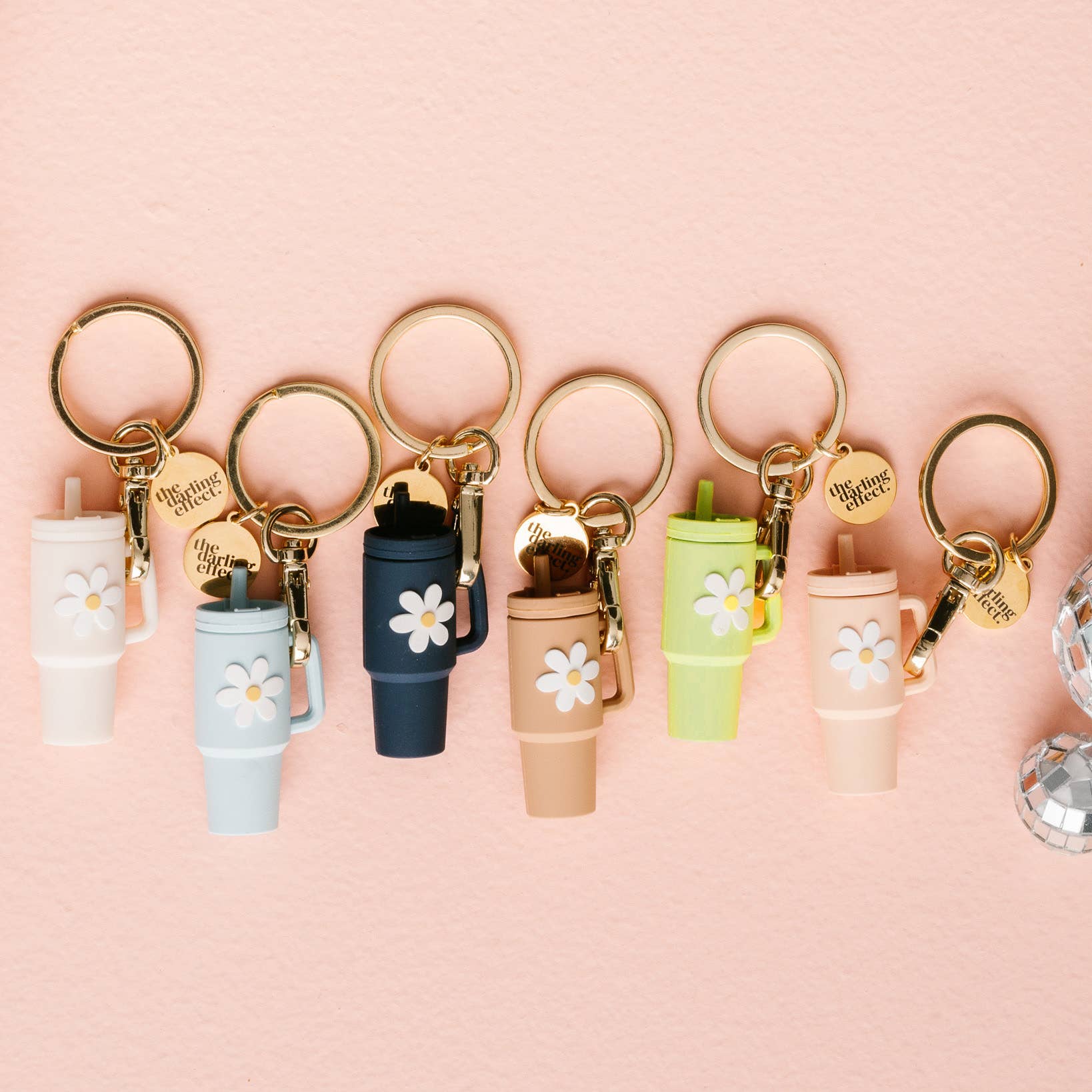 The Darling Effect - Wholesale Keychain - Women's - Tiny Tumbler Keychain - Pink1