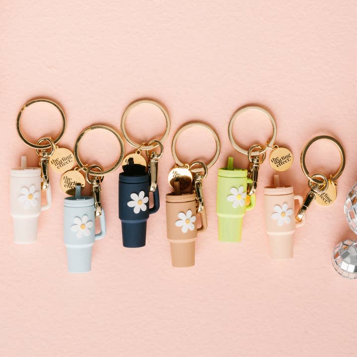 The Darling Effect - Wholesale Keychain - Women's - Tiny Tumbler Keychain - Navy1