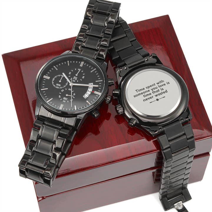 Lavender Roses - Wholesale Wrist Watch - Men's - Engraved Watch for Men