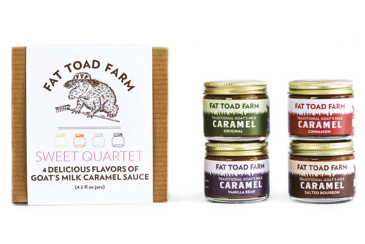 Butterfly Bakery of Vermont – Großhandel Karamellsoße – Sweet Quartet Petit Caramel Sampler0