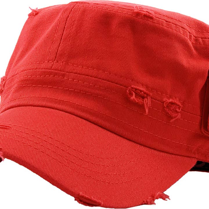 KBETHOS - Wholesale Baseball Cap - Unisex - Distressed Army Cadet (Fitted)29