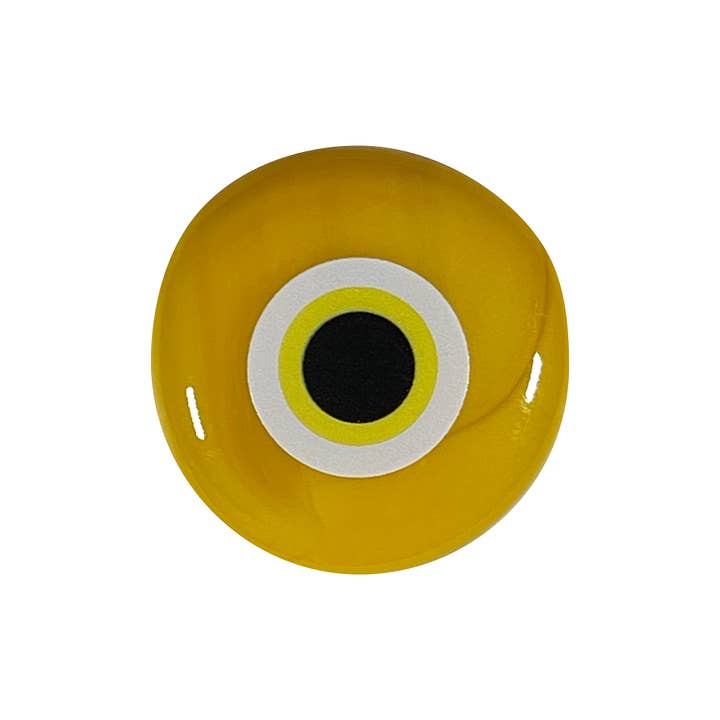 Lifeforce Glass, Inc. – wholesale Spiritual stone/crystal – Printed Evil Eye Palm Stone4