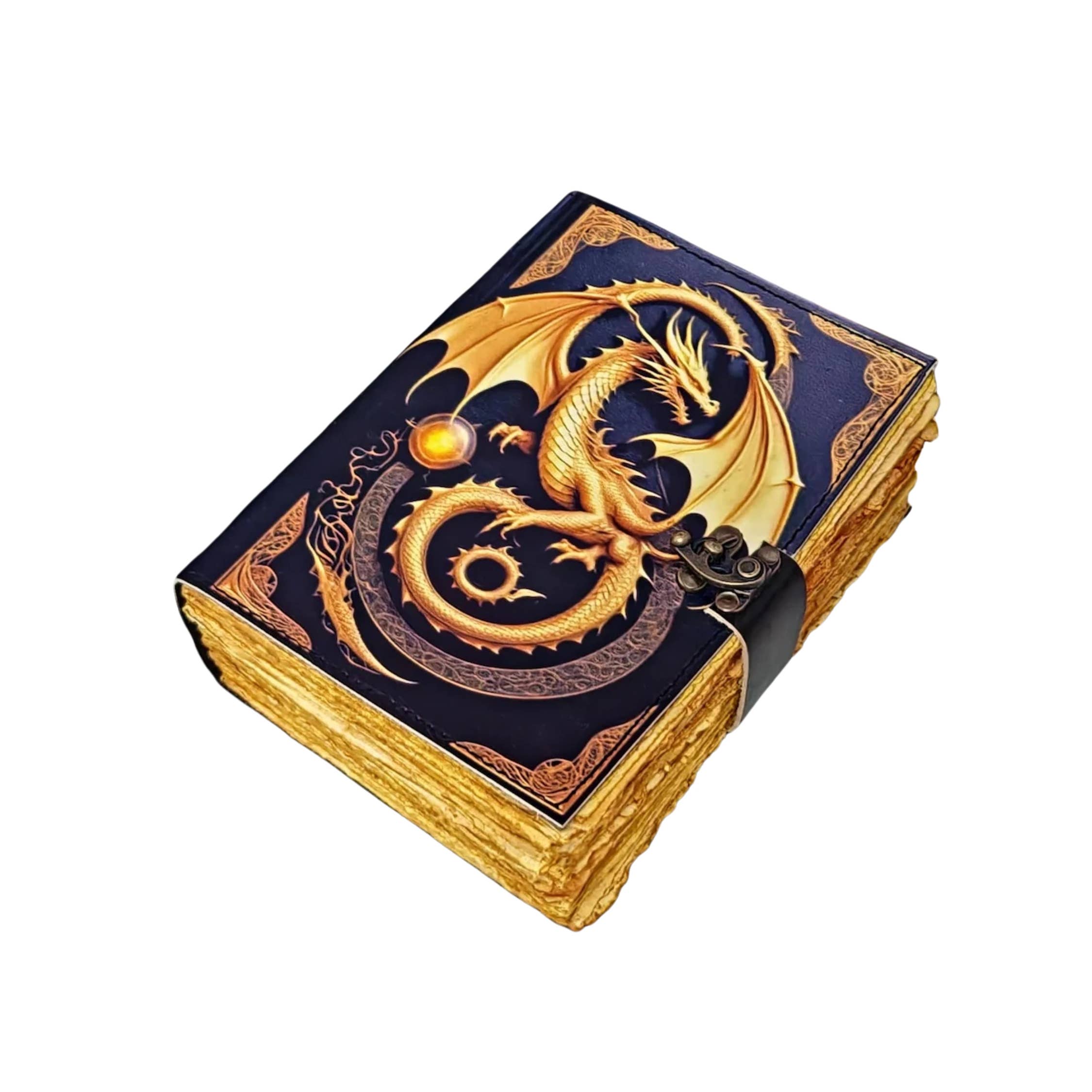 Billion Brothers - Wholesale Journal/Diary - Dragon Book of Shadows Leather Journal Grimoire Spellbook4