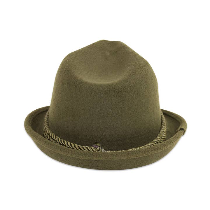 European Heritage Gifts - Wholesale Fedora - Unisex - Deluxe Green German Fedora Hat5