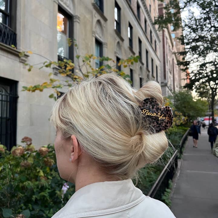 Solar Eclipse - Wholesale Hair Clip - Women's - Hand-Painted New York Heart Acetate Claw Hair Clip | Eco-Friendly1