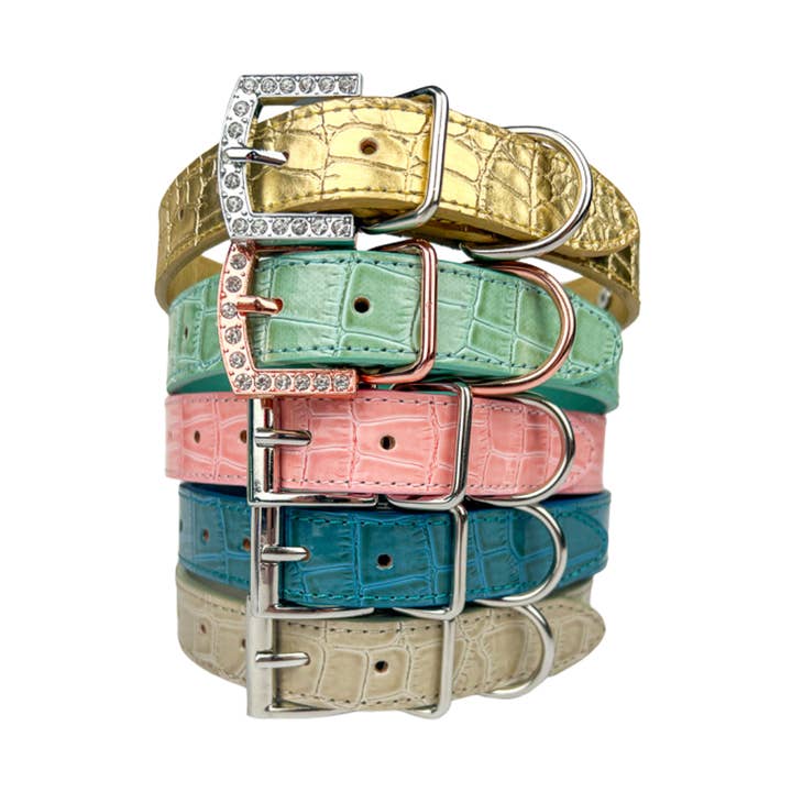 Collier pour Animaux Personnalisé | Croc - 5 Options de Couleur pour la vente par House of FurBaby