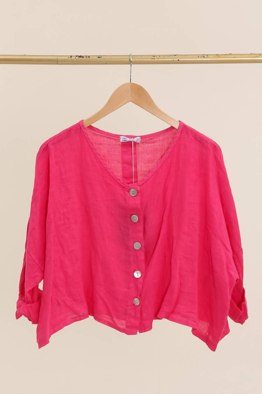 la maison des fibres naturelles - Wholesale Jacket - Women's - 3/4 sleeve linen jacket 906 100% linen28