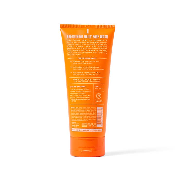 Duke Cannon - Wholesale Facial Cleanser - Energizing Face Wash