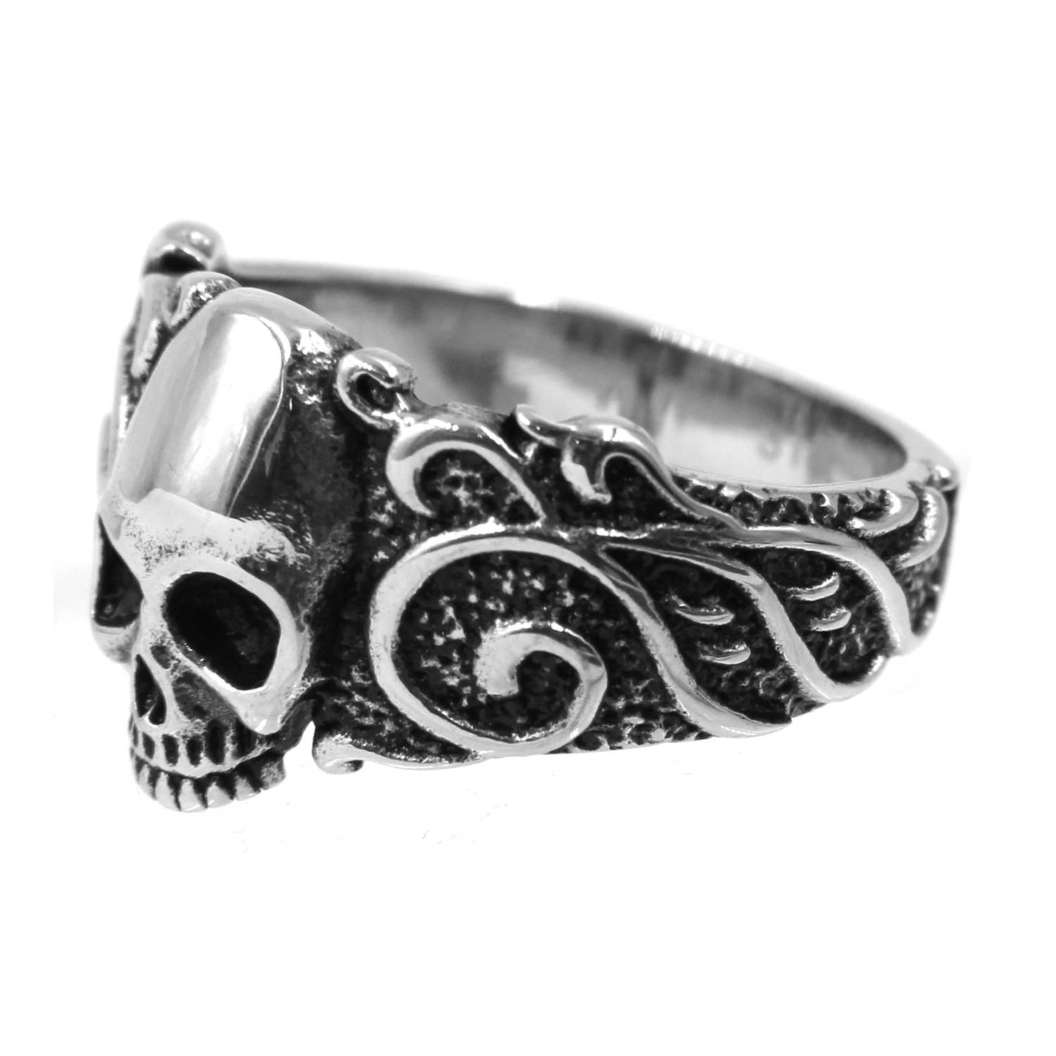 Awaken - Wholesale Signet Ring - Skull Ring-A-5531