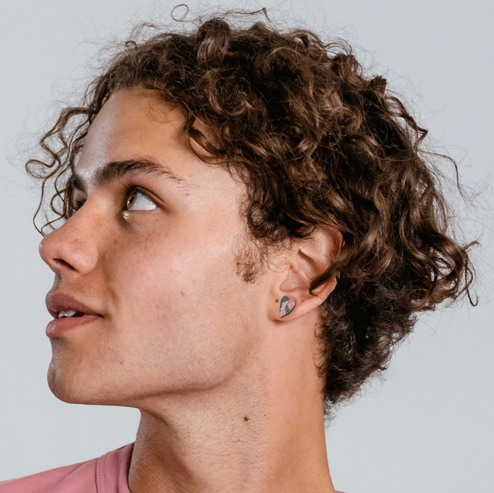 Plant Posse – Brincos de pino por atacado – Brincos rosa princesa1