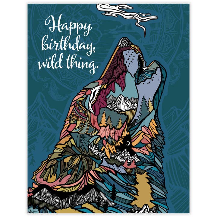 Waterknot - Wholesale Birthday Card - Wild Thing Birthday