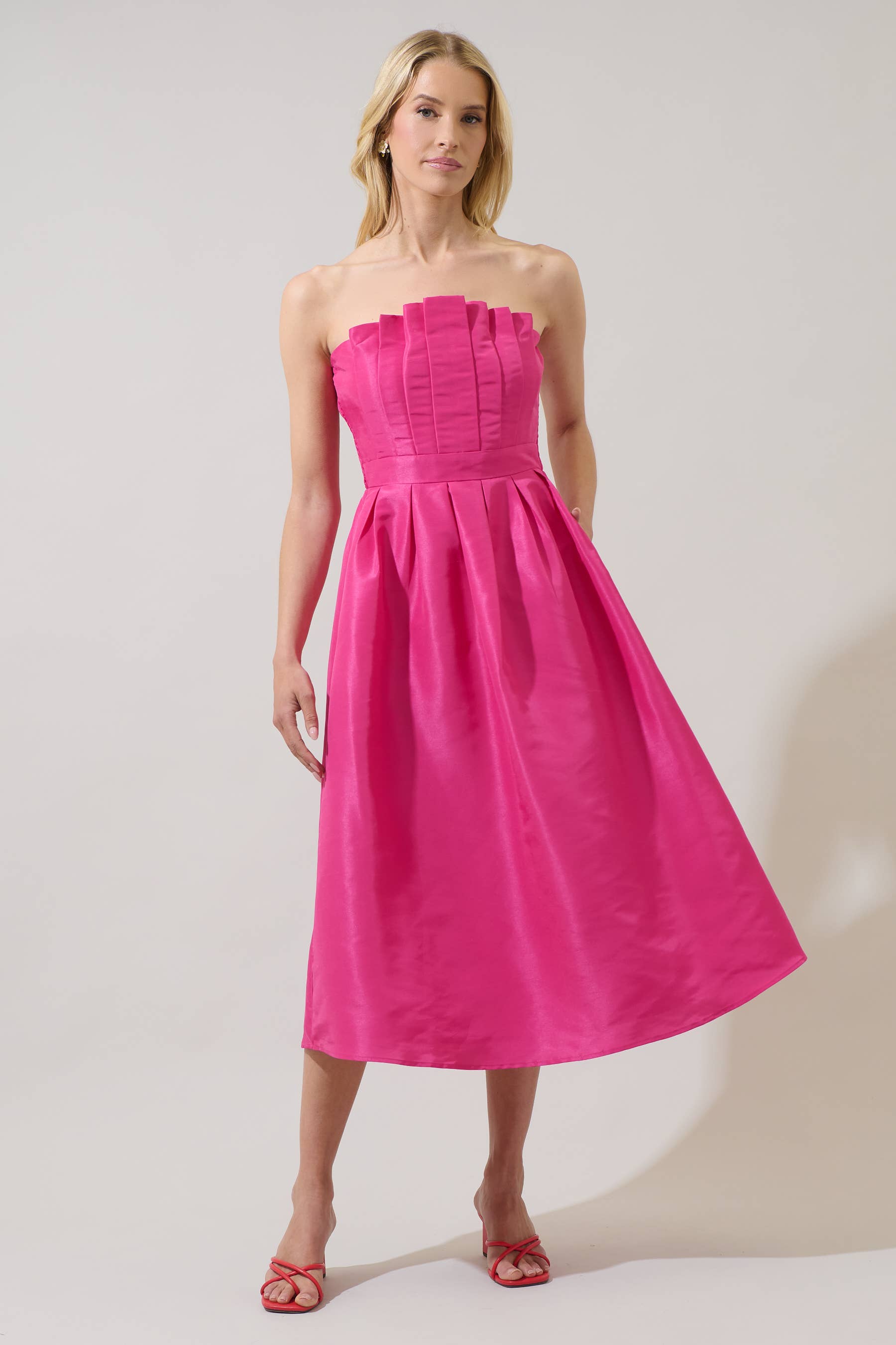 Sugarlips - Wholesale Dress - Women's - Manila Strapless Midi Dress0