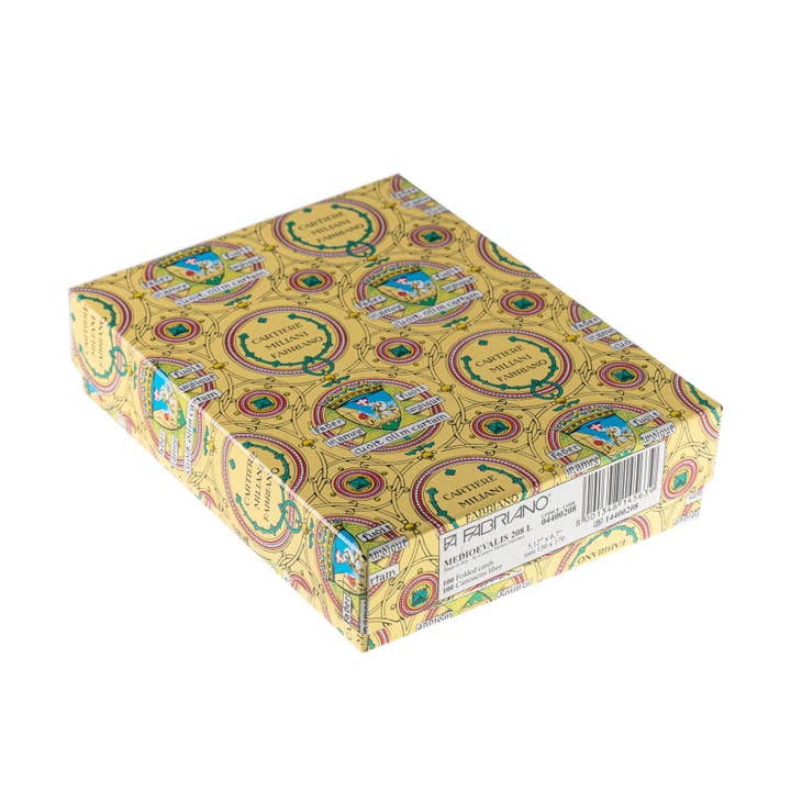 MacPherson's - Wholesale Stationery/Notecard Set - Fabriano Medioevalis Folded Cards, 100/Pkg., 3.4" x 5.25"