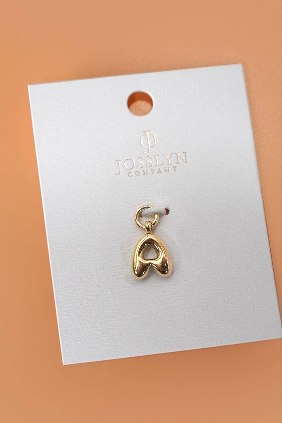 JOSSLYN by wall to wall - Wholesale Individual Charm/Pendant - CHARMS - 18K STAINLESS STEEL TARNISH FREE INITIAL | 40CM10111