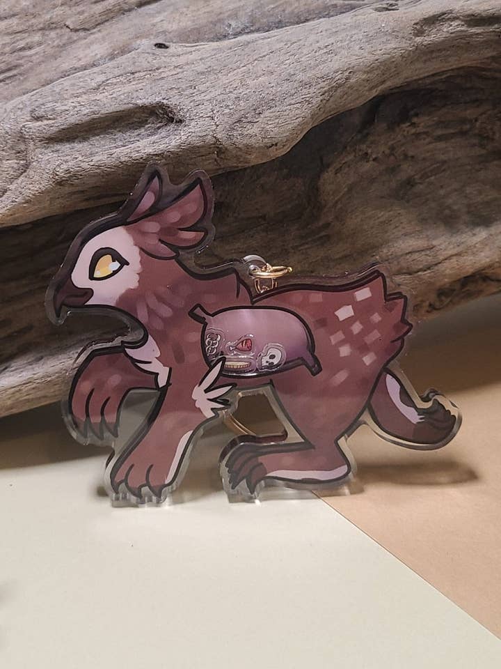 Owlbear Shaker nøglering for engroshandel hos Arcanepursuit