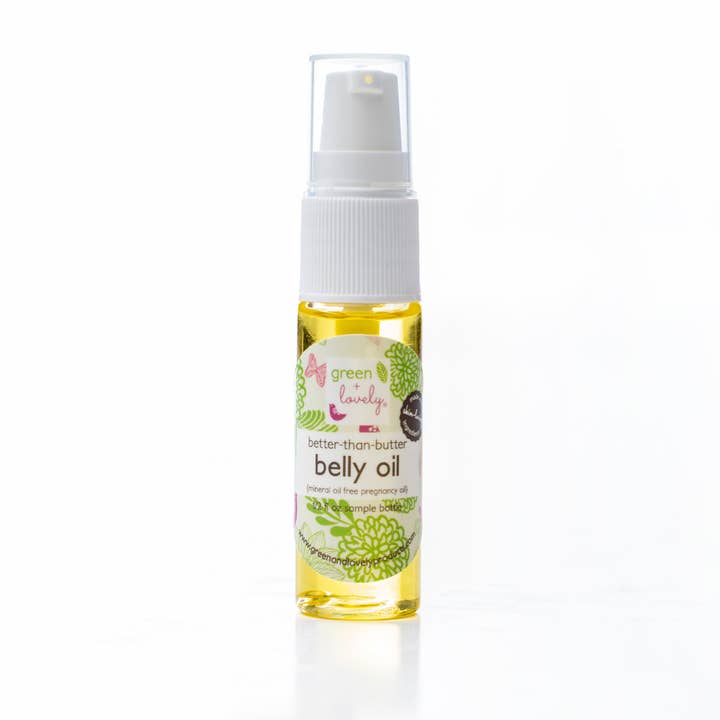 green + lovely - Wholesale Belly Oil/Butter - Maternity - MINI Better Than Butter Belly Oil, Pregnancy, 1/2 fl oz0