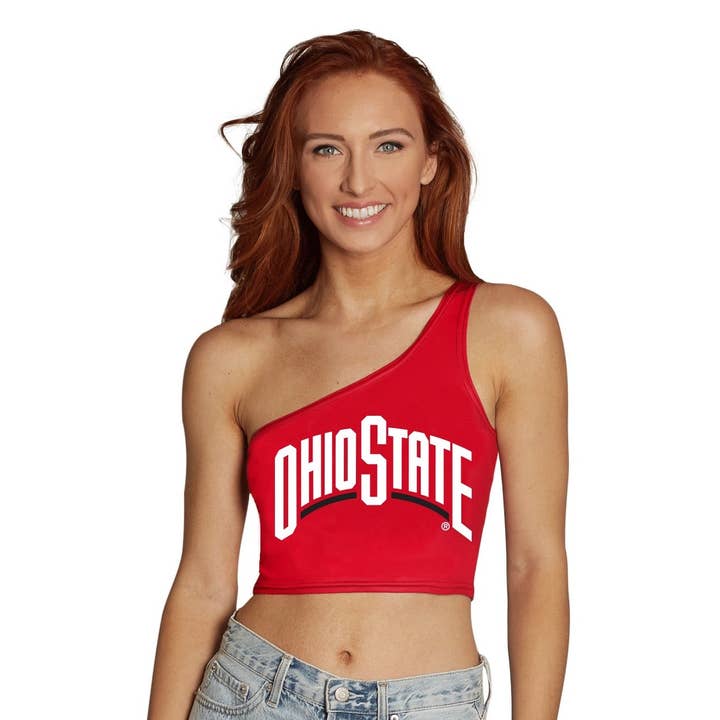 Ohio State OSU Buckeyes rode schoudertop voor wholesale door Lojo Collegiate Apparel
