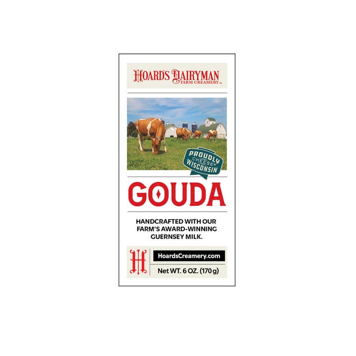 Hoard’s Dairyman Farm Creamery - Wholesale Cheese - Gouda - 12/6oz Retail Cuts1