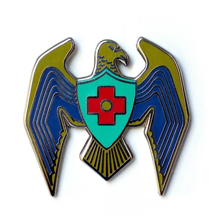 Aigle en épingle bleue pour la vente par Alison Glass