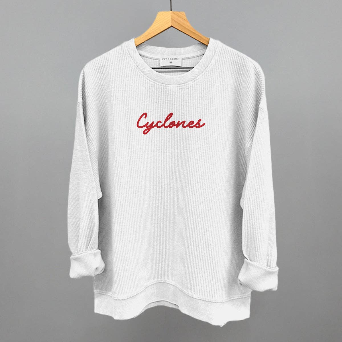 Ivy + Cloth - Wholesale Graphic Sweatshirt - Women's - Cyclones Script7