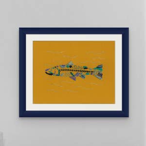 Colorful Recycled Metal Fish Wall Art - Fair Trade Sculpture – Swahili  Modern
