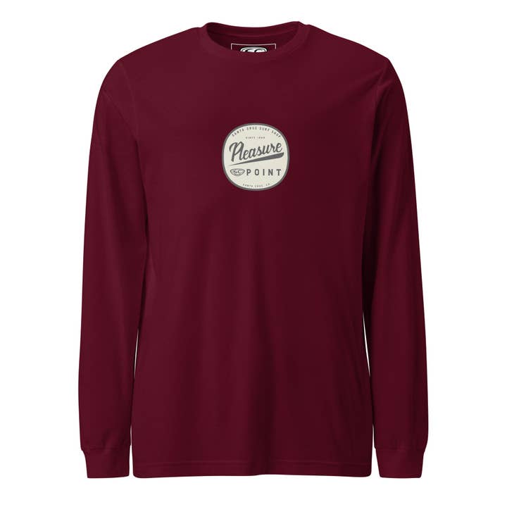 Pleasure Point SC Womens Long Sleeve Tee for wholesale by Santa Cruz Surf Shop