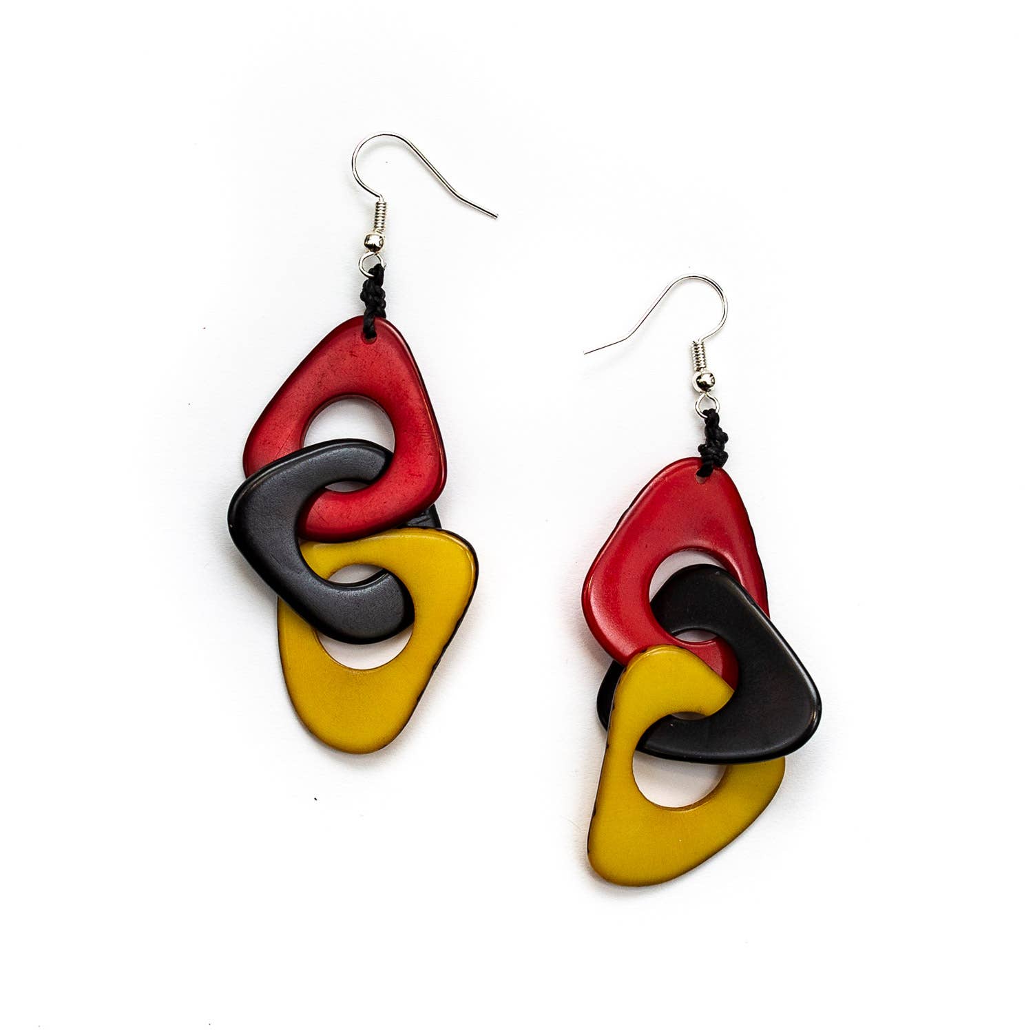 Organic Tagua Jewelry - Wholesale Dangle Earrings - Vero Earrings2