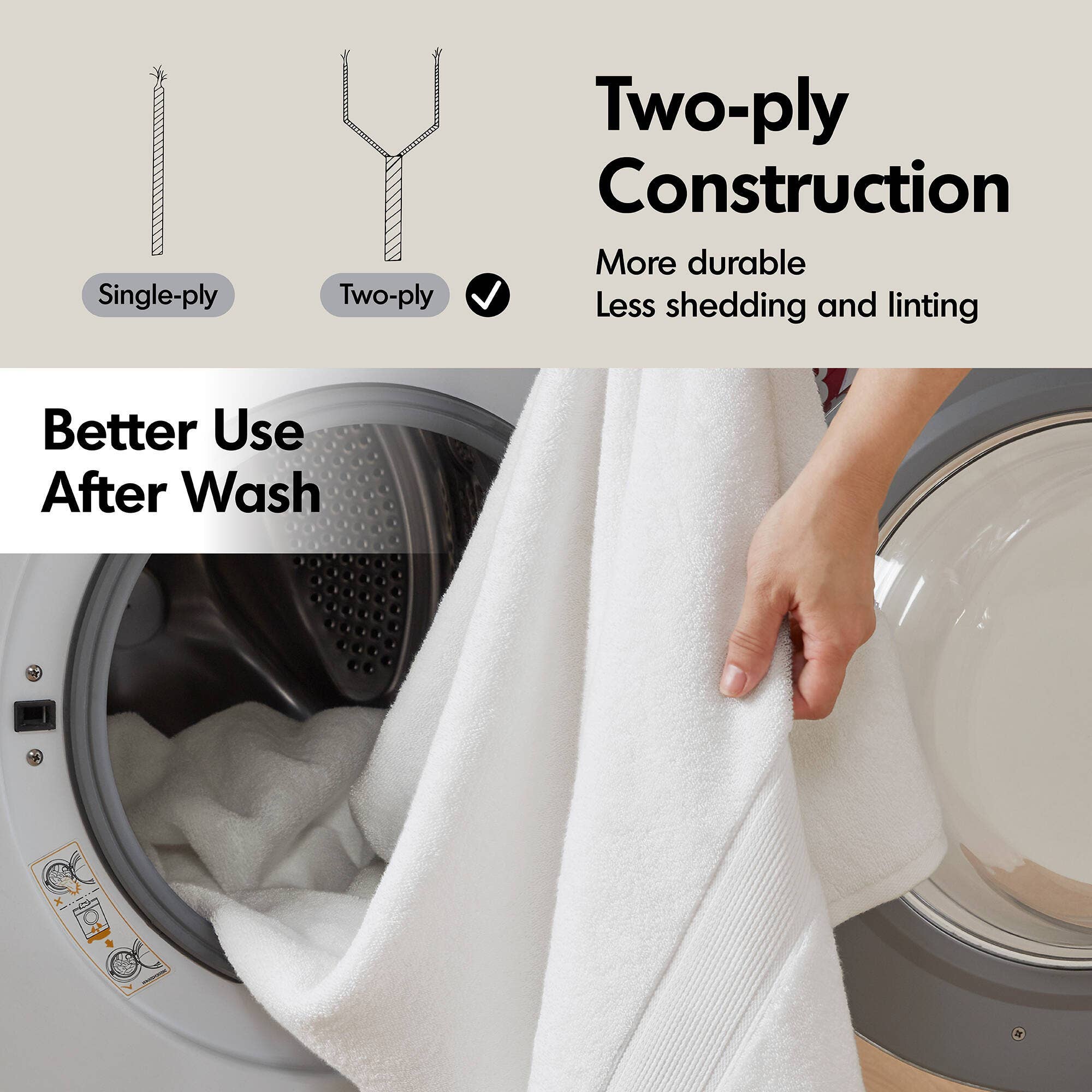 Olliix - Wholesale Bath Towel - 8-Piece 800gsm Cotton Absorbent Towel Set, Olive Green7