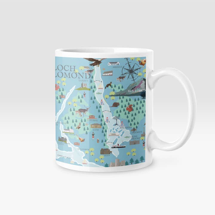 Betty Boyns Designs – wholesale Coffee mug – ILLUSTRATED MAP MUGS58