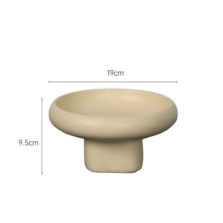 huemabe (All Import Duties Covered) – wholesale Decorative tray – Nordic Cream-Style Ceramic Fruit & Snack Tray | Organizer4