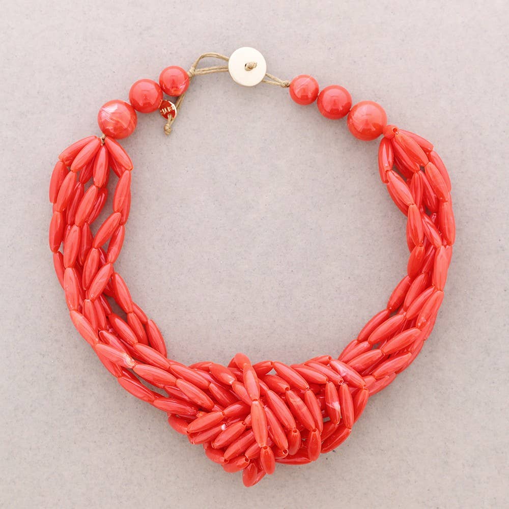 Sonata - Wholesale Beaded/Pearl Necklace - Resin Beaded Necklace1