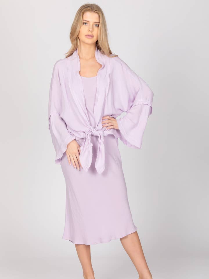 SUMMER TIE FRONT CARDIGAN for wholesale by Maven West