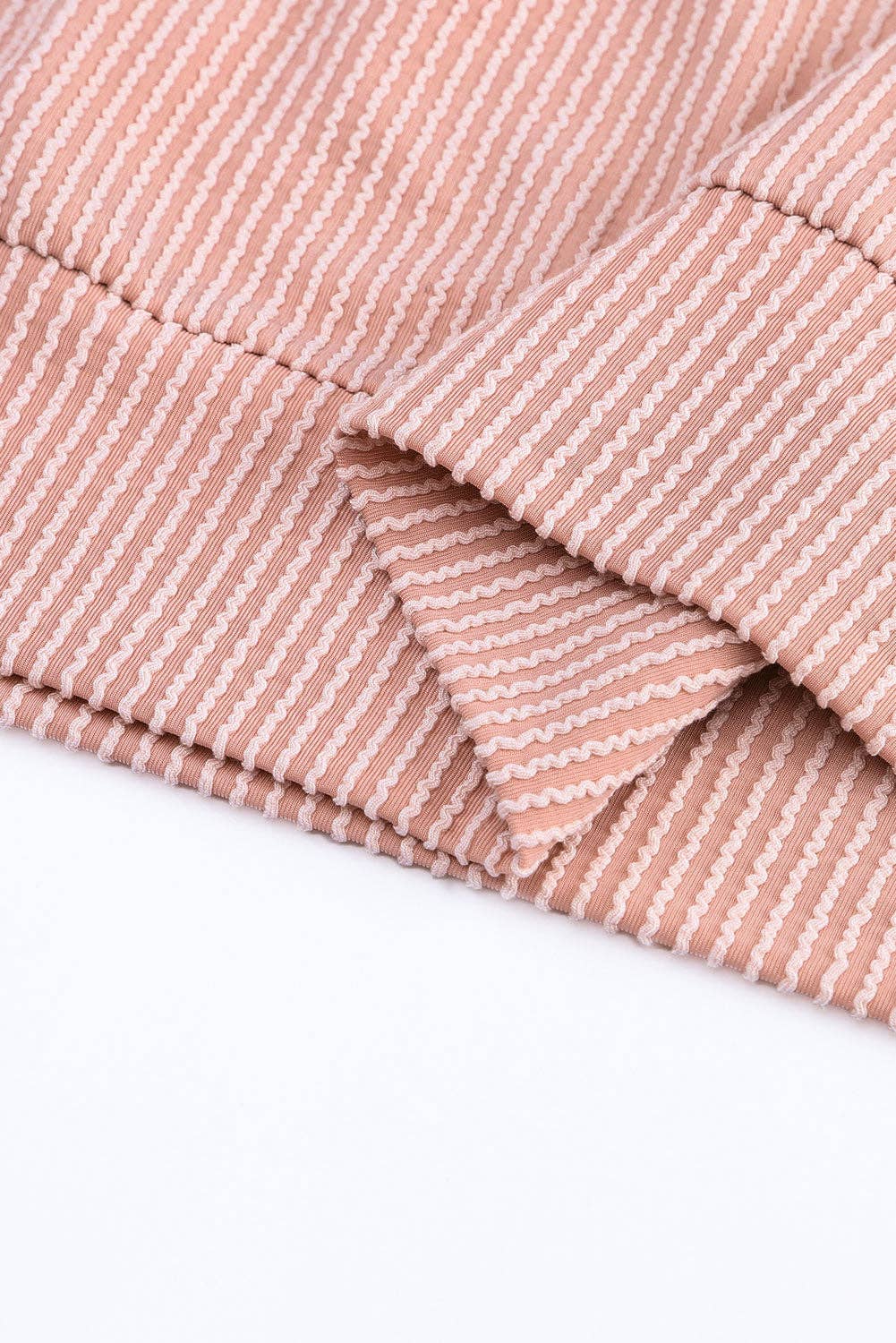 Threaded Pear – Top de malha - Mulher por atacado – Rachel Block Manga Comprida Rib Solta Top6