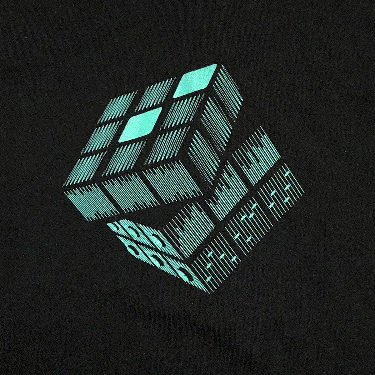 STORY SPARK - Vente T-shirt sérigraphié – unisexe - REMIX - T-shirt graphique cube audio1