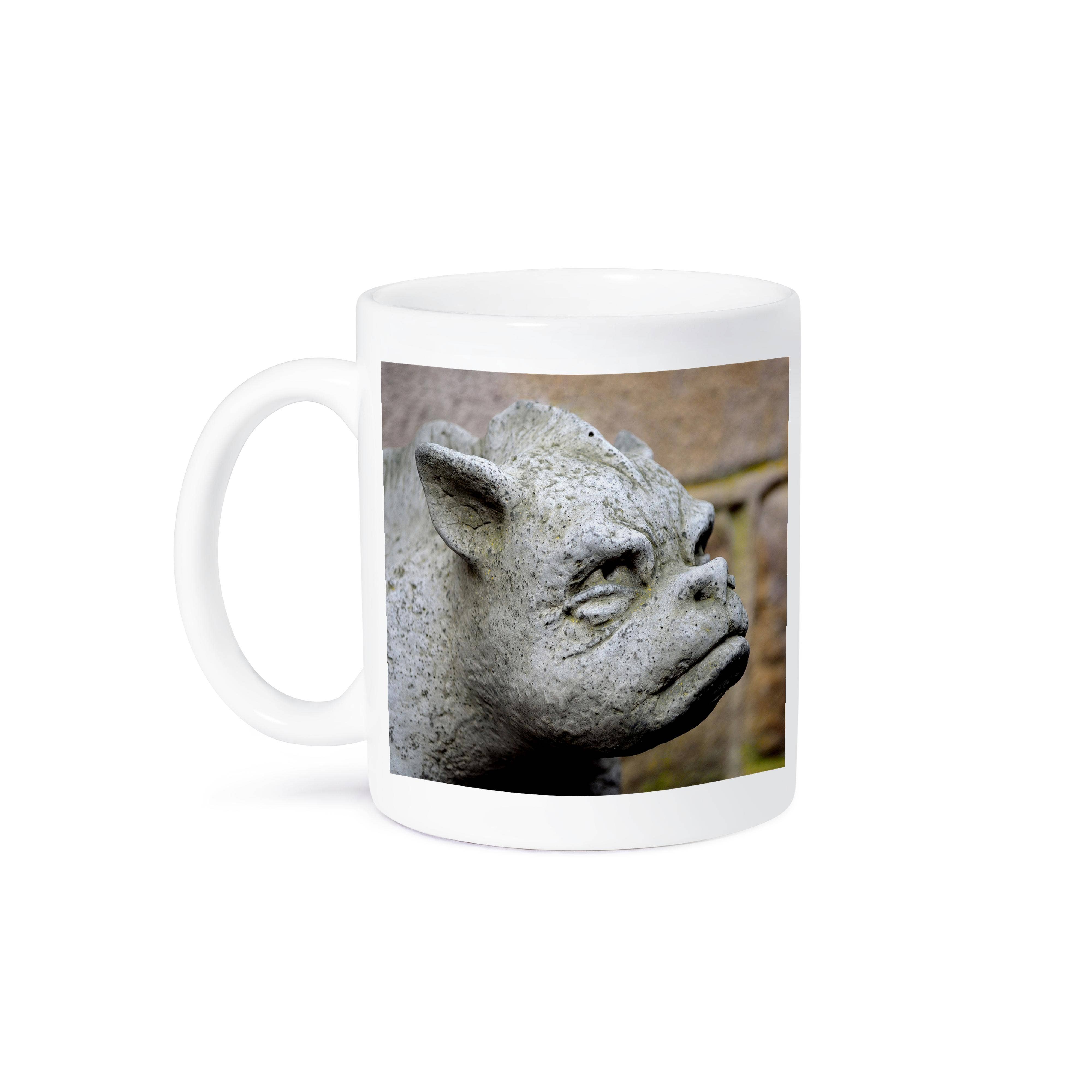 3dRose - Wholesale Coffee Mug - 3dRose, Side View of a Gargoyle, Mug8