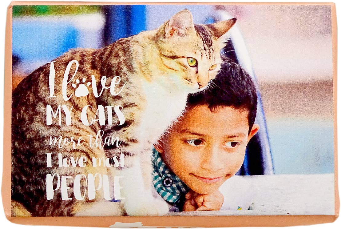 La Volve – wholesale Bar Soap – LIFE BAR 32 -  ( FRIENDS ANIMALS ) I LOVE MY CATS0