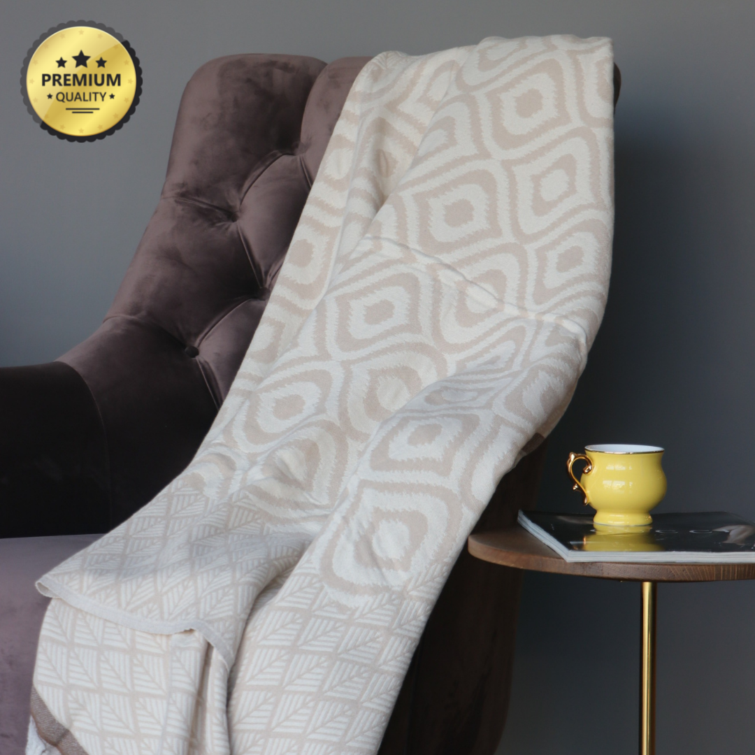 DNZ Textiel B.V. - Wholesale Throw Blanket - Asude | Turkish Cotton Throw Blanket | 135x170 cm4