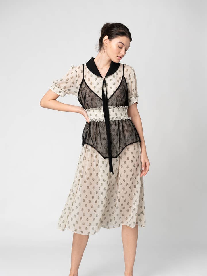 Matcha klänning på baksidan för wholesale av FUTURE PLANET OF STYLE