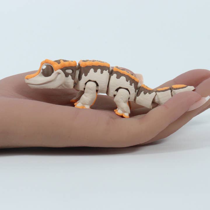 MrSpinner - Wholesale Fidget Toy - Kids - Fidget Friends Crested Gecko – 3D Printed Toy or Keychain4