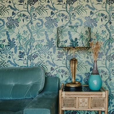 Wear the Walls – wholesale Fabric – 100% Linen in Ophelia Mint
