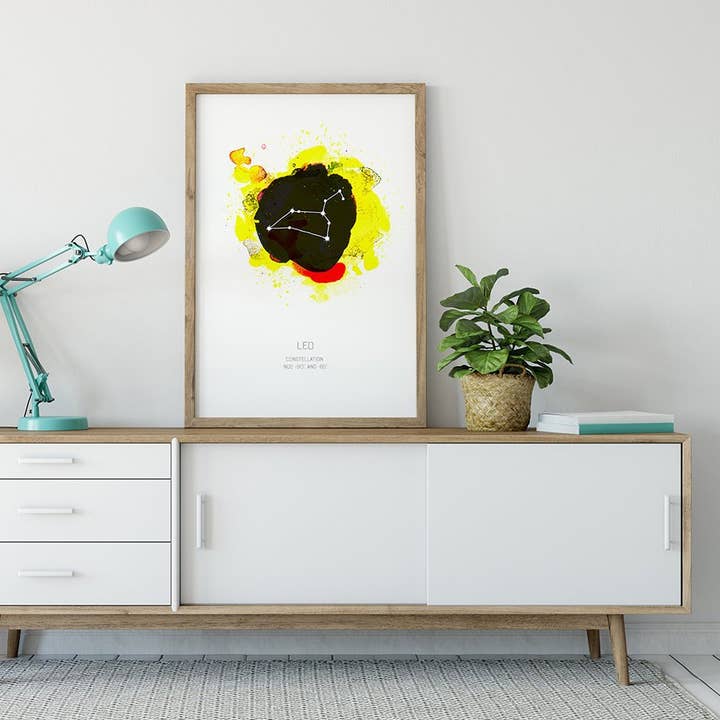 Drawn Together Art Collective – Engroshandel Kunsttryk – Leo Constellation Art Print1