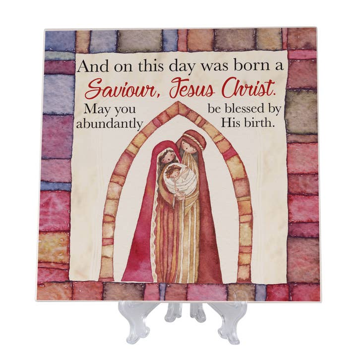 Wall Tile And One This Day…Savior Jesus Christ for wholesale by Cottage Garden