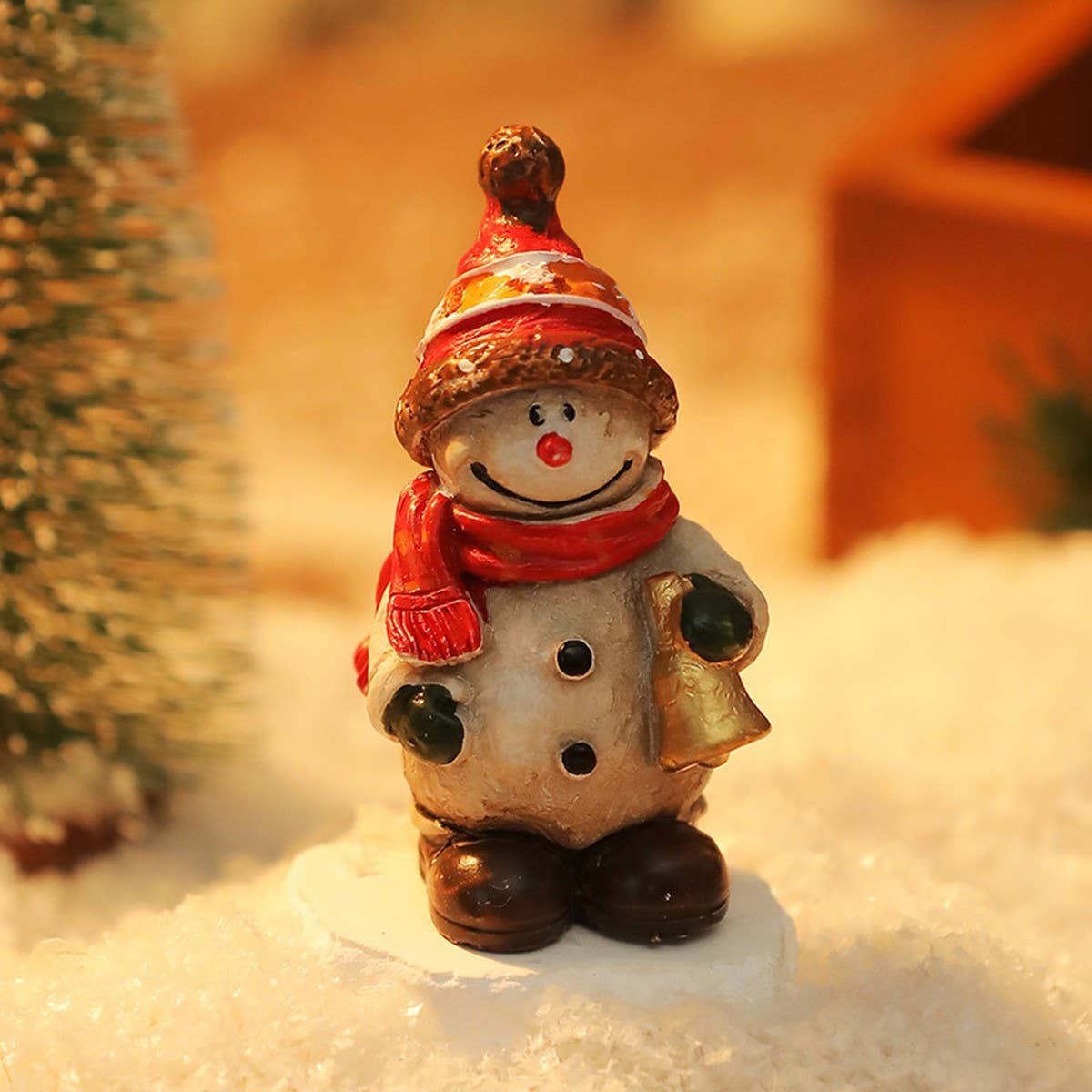 ACCITY - Wholesale Christmas Decoration - Mini Santa Snowman Xmas Desk Ornament Set_CWMM105815