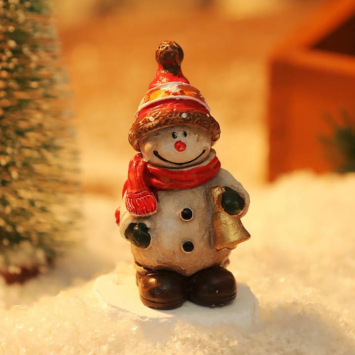 ACCITY - Wholesale Christmas Decoration - Mini Santa Snowman Xmas Desk Ornament Set_CWMM105815